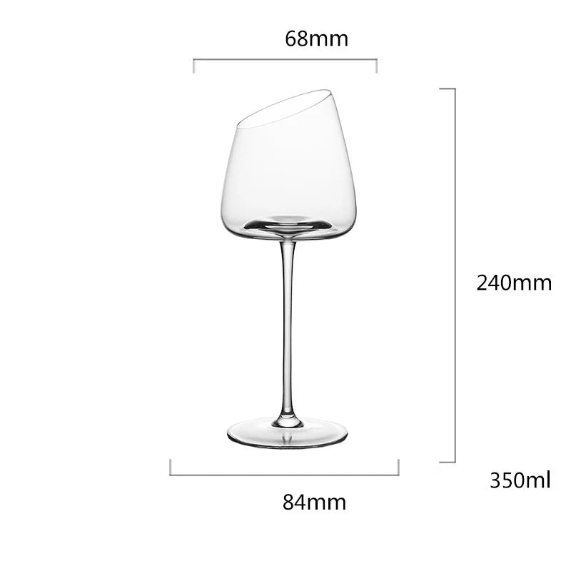 Luxurious Long Stem Wine Glass