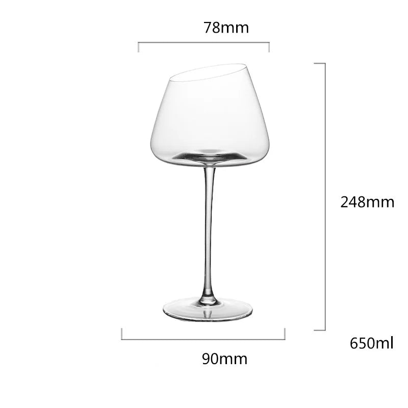 Luxurious Long Stem Wine Glass