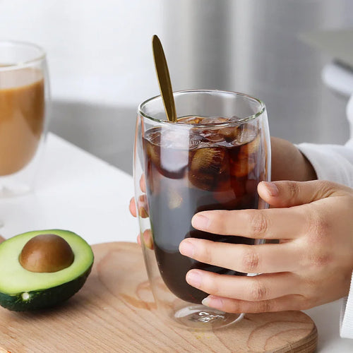 Elegant Double-Walled Glass Tumblers
