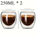 Elegant Double-Walled Glass Tumblers
