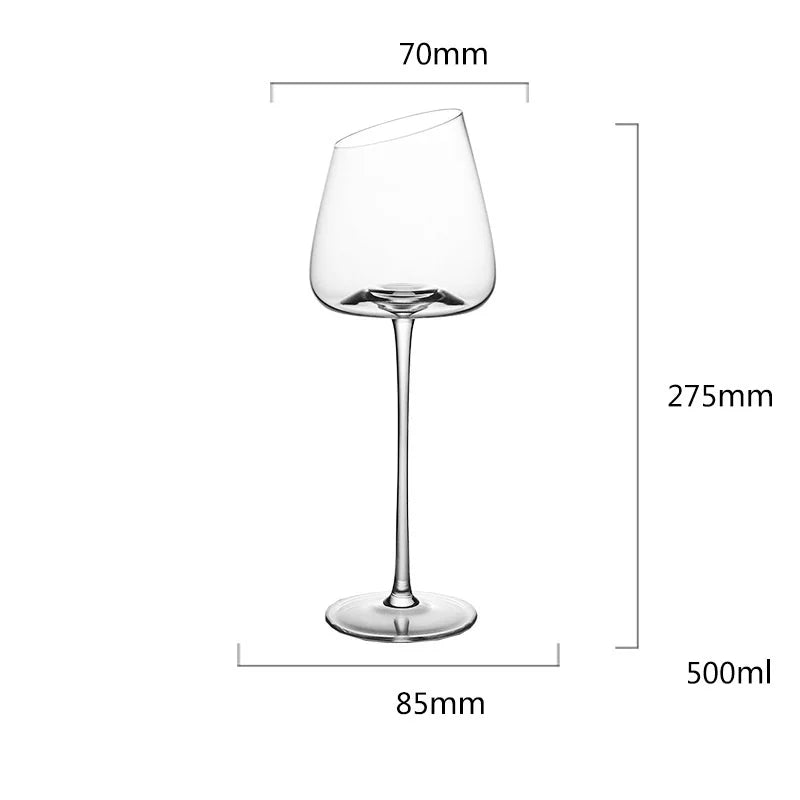 Luxurious Long Stem Wine Glass