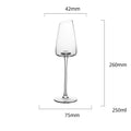 Luxurious Long Stem Wine Glass